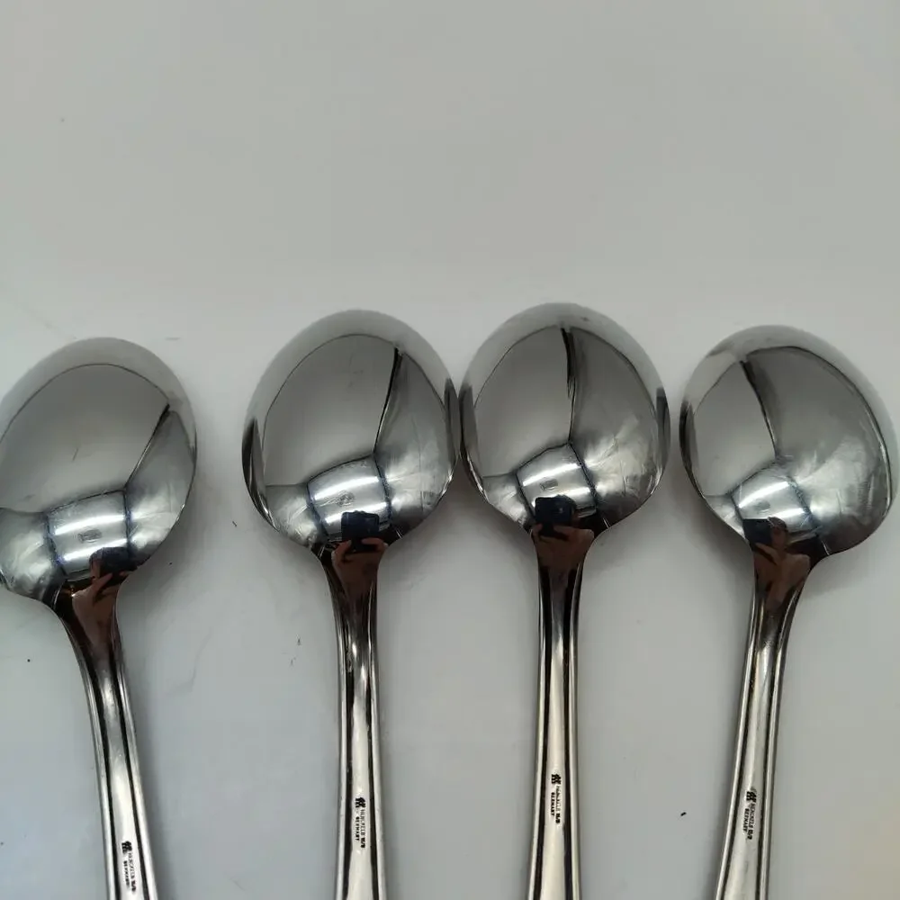 6X Tbsp Henckels Zwilling HEN12 Stainless Flatware Table Spoons